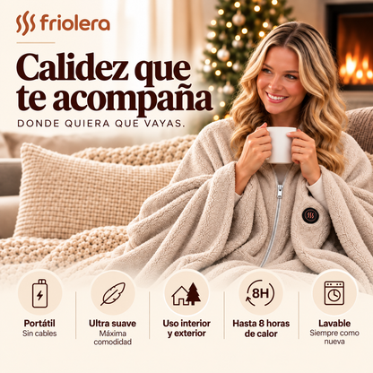 Manta calefactable para no pasar frío en casa